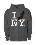 I RAT NY Zip Hoodie Ash