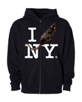 I RAT NY Zip Hoodie Black