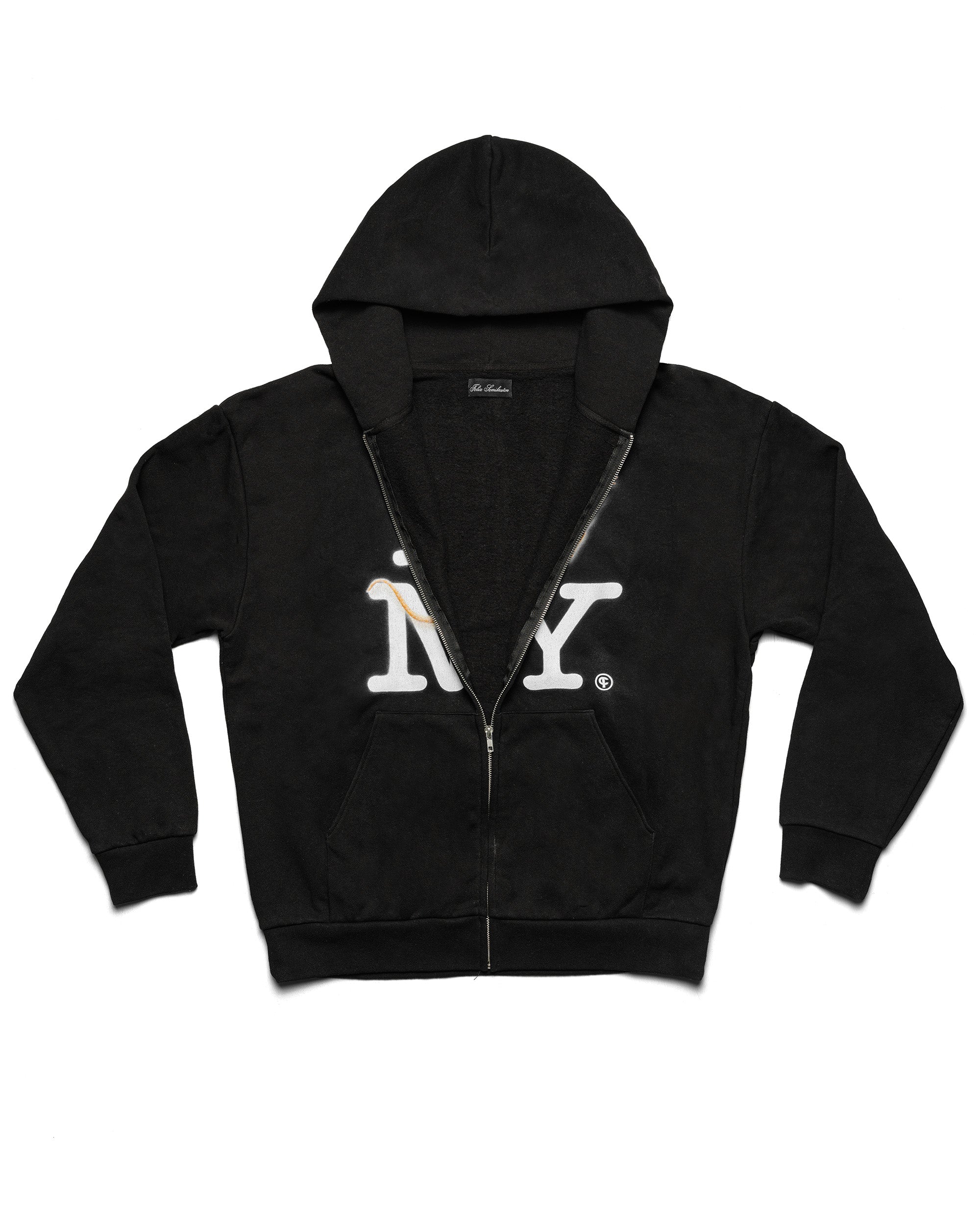 I RAT NY Zip Hoodie Black