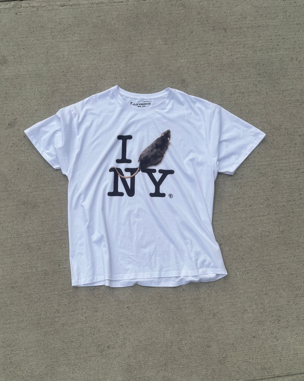 I RAT NY T-Shirt White