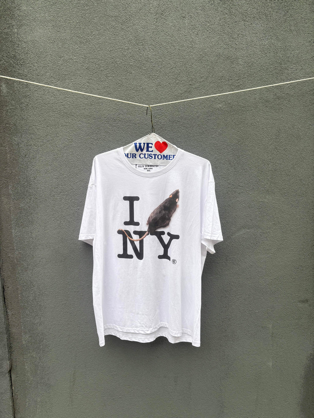 I RAT NY T-Shirt White