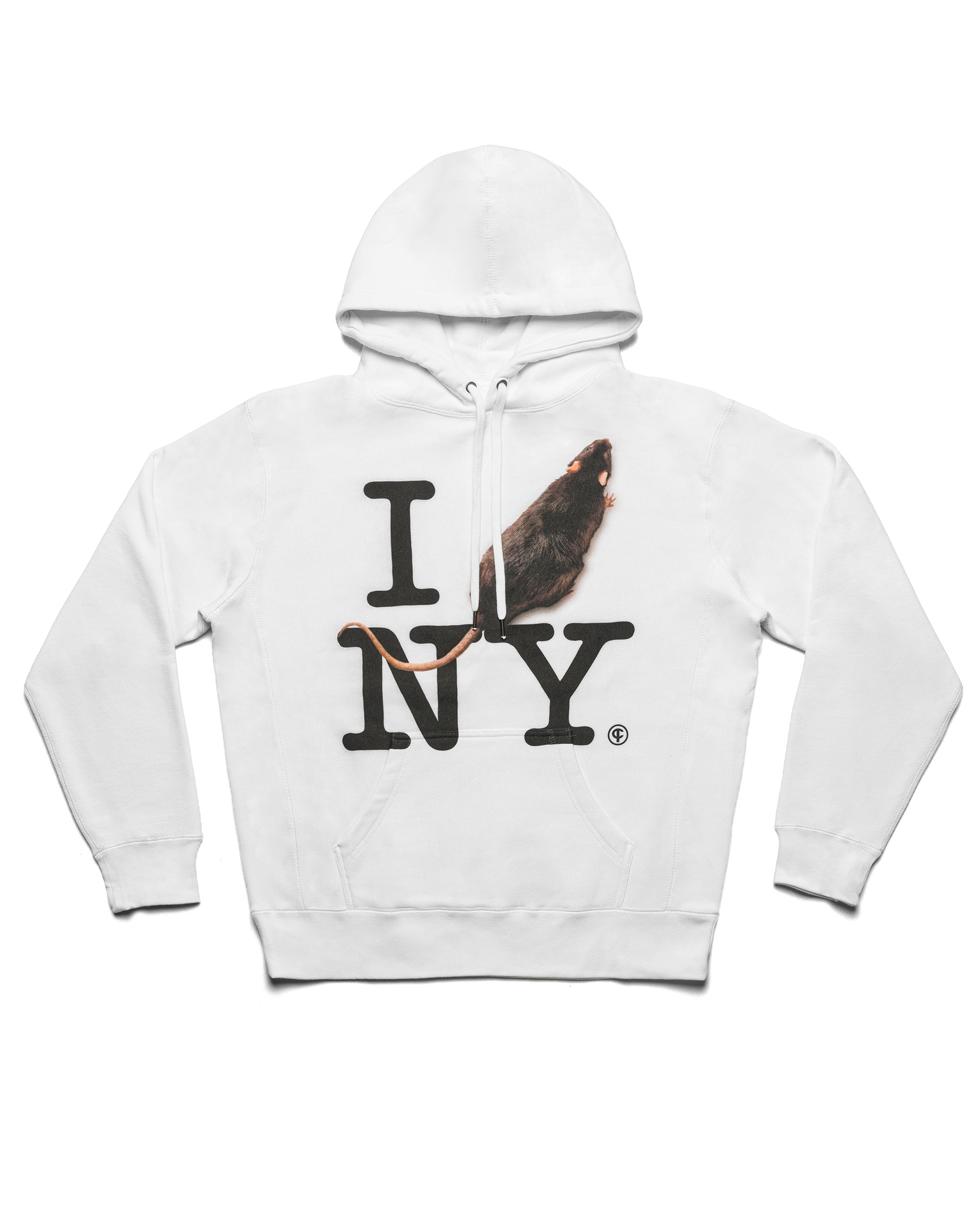 I RAT NY Hoodie White