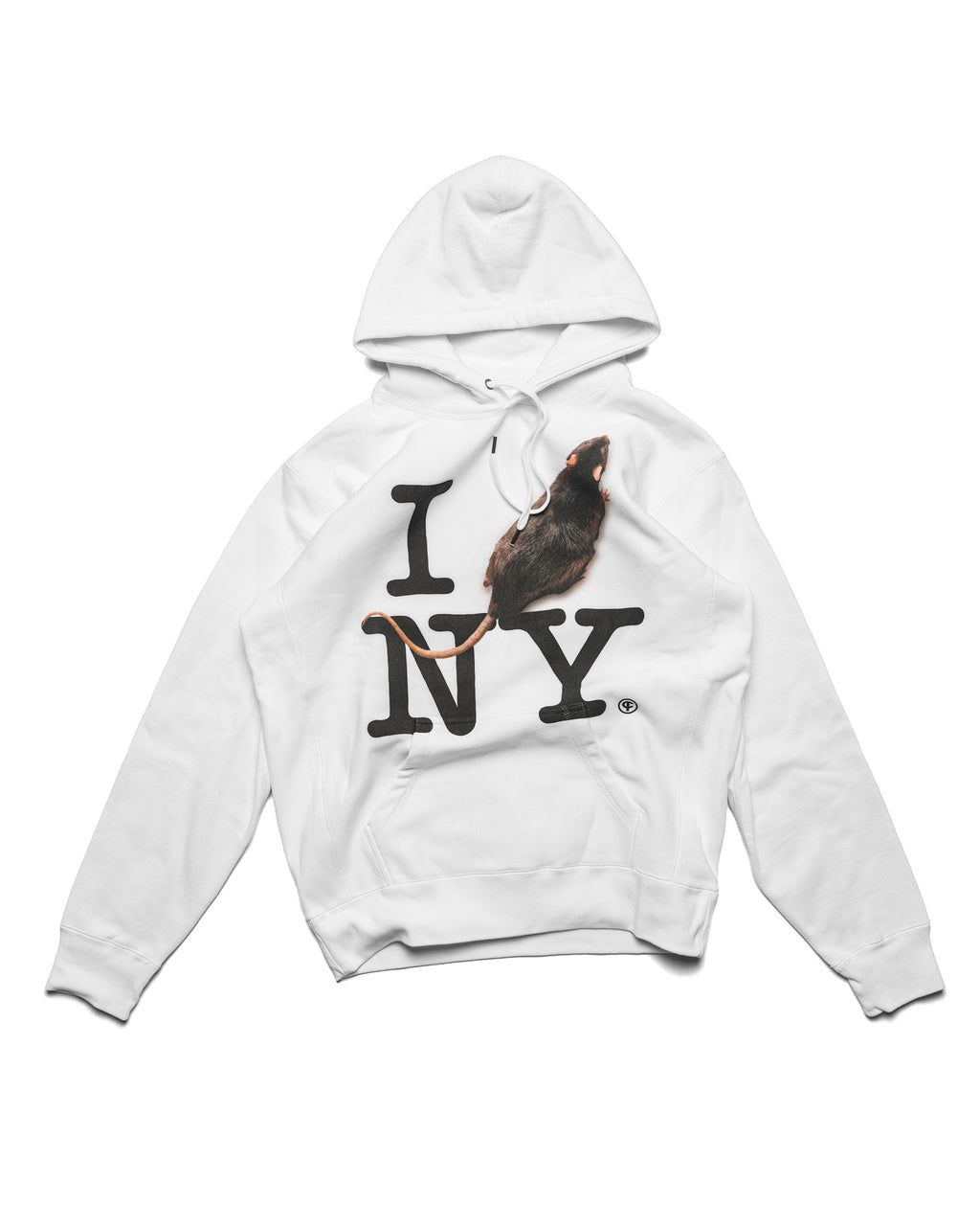 I RAT NY Hoodie White