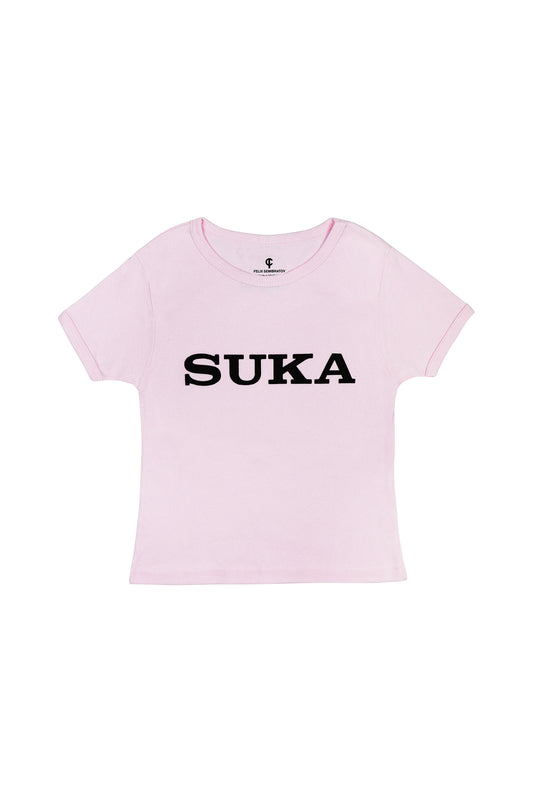 SUKA baby tee pink